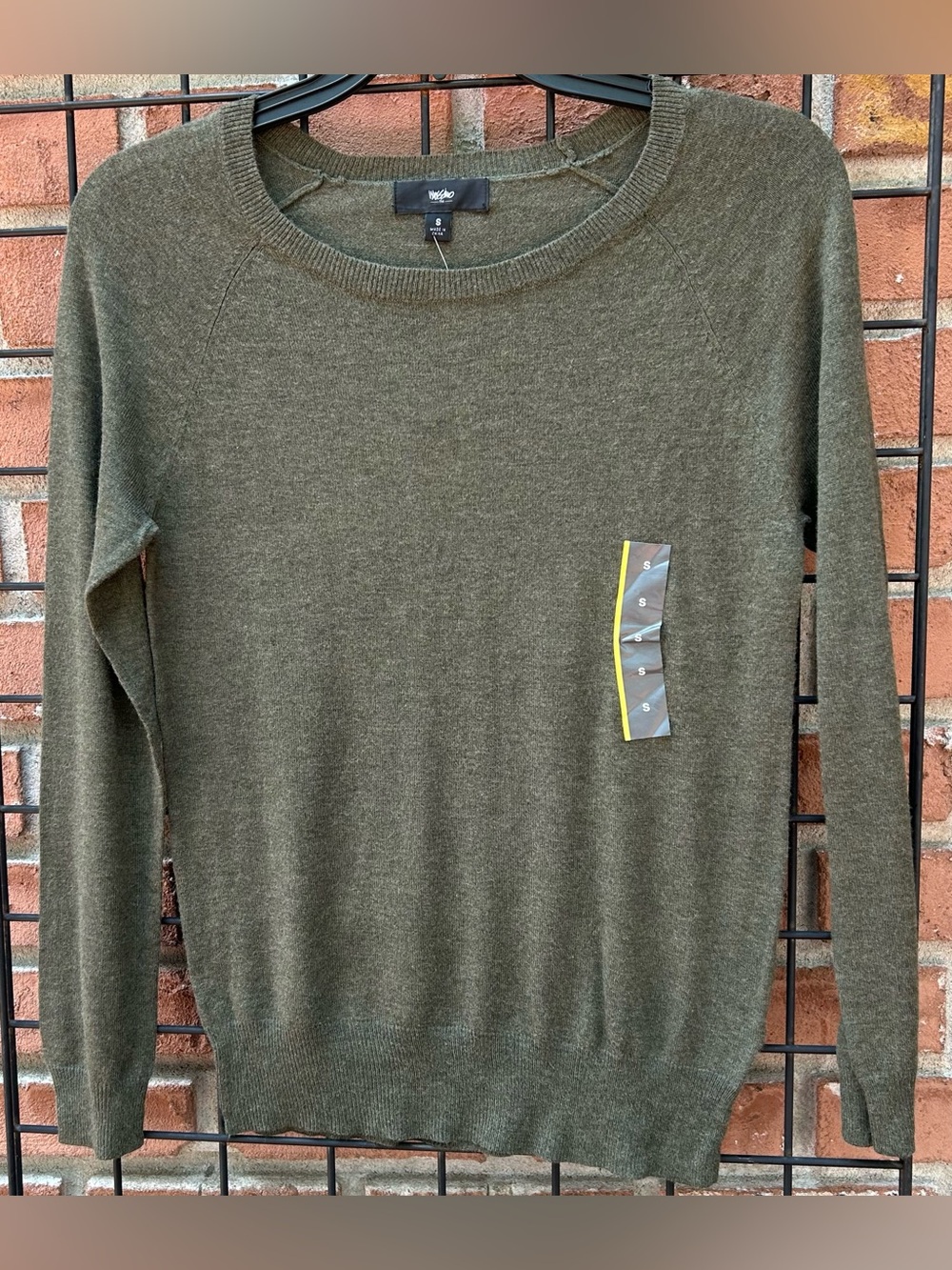 Mossimo Supply Co. Olive Crewneck Sweater
